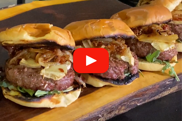 Hamburguesas Gourmet: Mermelada de Tocino, Whisky y Queso Brie